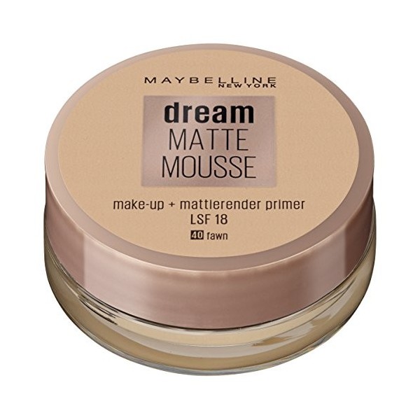 Maybelline rêve Mate Mousse Makeup New York, le 40, le faon