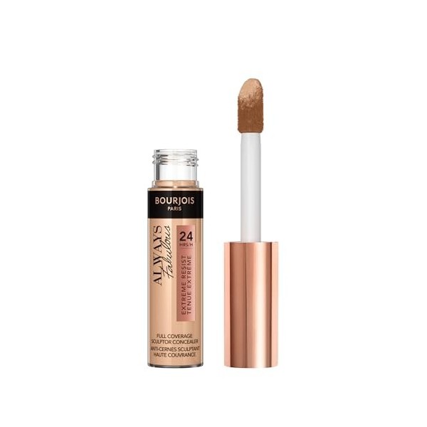 Bourjois, Anti-cernes Always Fabulous, 350 Light Sand, Correcteur Anti Cernes, Haute Couvrance, Tenue 24h, Acide Hyaluronique