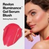Revlon Illuminance Gel Sérum Blush, Joue Visiblement Repulpée, Fini Lumineux et Hydratation Toute la Journée, 120 Striking Ro