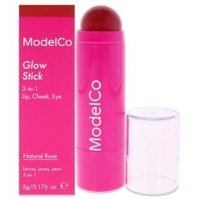 ModelCo Glow Stick 3-In-1 - Natural Rose For Women 0.176 oz Makeup