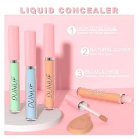 JasCherry 4 Couleur Correcteur Liquide Couvrant Complet Pour Les Yeux Affronter, Couvre Les Cernes et Les Taches Maquillage à