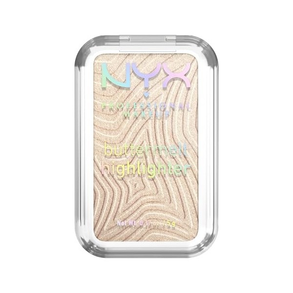 NYX PROFESSIONAL MAKEUP - Highlighter en Poudre - Enrichi en Beurre de Mangue, Beurre dAmande & Beure de Karité - Texture Fo