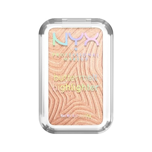 NYX PROFESSIONAL MAKEUP - Highlighter en Poudre - Enrichi en Beurre de Mangue, Beurre dAmande & Beure de Karité - Texture Fo