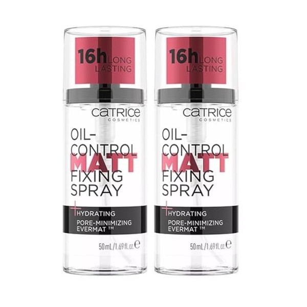 Catrice Oil-Control Spray Fijador Matificante Lot de 2 