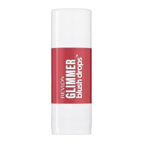 Revlon Glimmer Blush Drops, Blush liquide joues, Fini poudré velouté, Haute pigmentation, naturel lumineux hydratant, 103 Fie