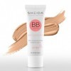 SHEIDA BB Creme Leight, crème de jour teintée avec SPF 30+, hydratation 24h et optimiseur de la peau pour un teint uniforme, 