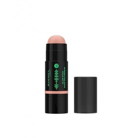 Rimmel Full Volume Collection Multi-Stick Lèvres & Joues, 320 Rose Beam, Blush, Application facile, Tenue toute la journée, 6