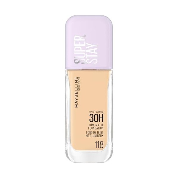 Maybelline New York - Fond de Teint Liquide Longue Tenue - Ultra-Résistant - Fini Mat Lumineux - Enrichi en Acides Aminés - T
