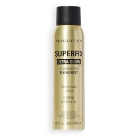 Revolution Superfix Glow Fixing Mist, Spray Fixateur Éclat, Finition Lumineuse Longue Tenue, Vegan & Cruelty-Free, 150ml