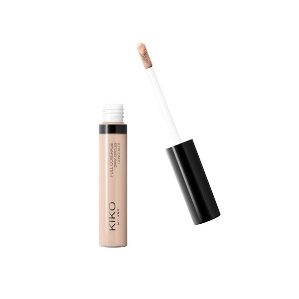 KIKO Milano Full Coverage Dark Circles Concealer 04 | Correcteur Liquide Haute Couvrance Pour Le Contour Des Yeux Et Le Visag