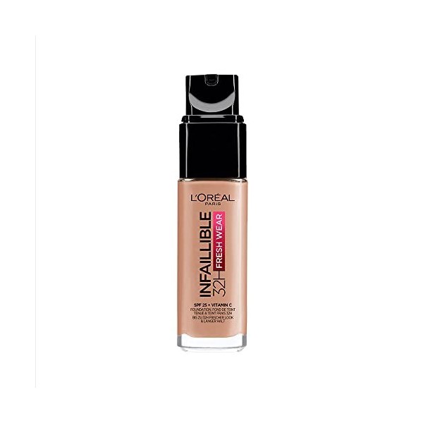 LOréal Paris INFAILLIBLE Fond de teint longue tenue 32h 160 Lin Rosé