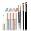 JasCherry 4 Couleur Correcteur Liquide Couvrant Complet Pour Les Yeux Affronter, Couvre Les Cernes et Les Taches Maquillage à