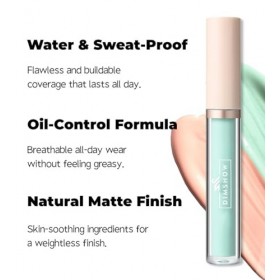 JasCherry 4 Couleur Correcteur Liquide Couvrant Complet Pour Les Yeux Affronter, Couvre Les Cernes et Les Taches Maquillage à