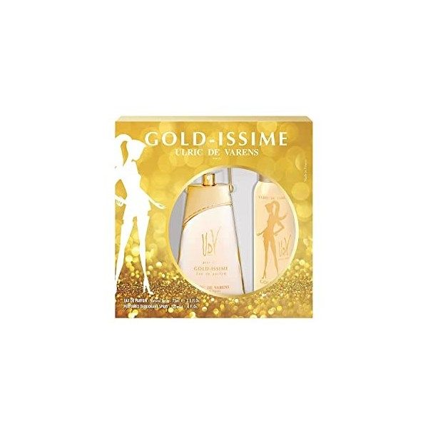 Ulric de Varens Coffret Gold Issime Eau parfum 75 ml + Deo 125 ml