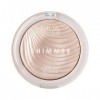 MUA Makeup Academy Poudre surlignante Shimmer, soie dhuître – Finition brillante hautement pigmentée, 8 g