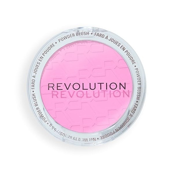Revolution Blusher Reloaded, Effet Aérographe, Blush Modulable, Fini Mat Doux, Blush Quotidien, Vegan & Sans Cruauté, Future