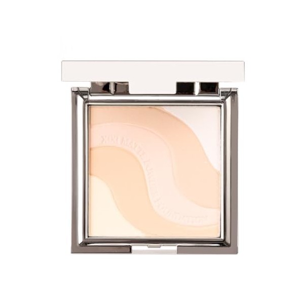KARLOR Poudre de fixation compacte 5 en 1 - Palette matifiante - Correction de la couleur - Poudre de fixation pour le visage