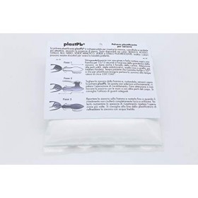 Fonderia Roma Polvere Plastificante Plast PB Poudre plastifiant plastification, Blanc, 100 GR