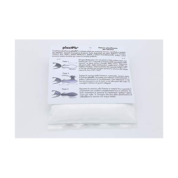 Fonderia Roma Polvere Plastificante Plast PB Poudre plastifiant plastification, Blanc, 100 GR