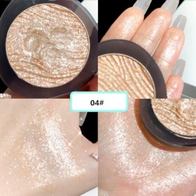 KARLOR Palette de surligneurs de maquillage, paillettes, yeux, visage, highlighter, poudre, fard à paupières, brillant, brill