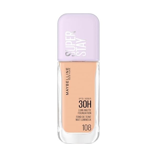 Maybelline New York - Fond de Teint Liquide Longue Tenue - Ultra-Résistant - Fini Mat Lumineux - Enrichi en Acides Aminés - T