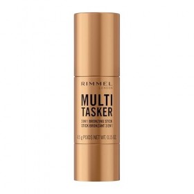 Rimmel London Multi Tasker, Stick bronzer sculptant et contour, tient toute la journée, fini frais, maquillage vegan, 4,5 g 0
