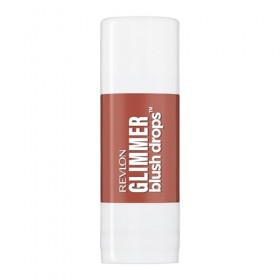 Revlon Glimmer Blush Drops, Blush liquide joues, Fini poudré velouté, Haute pigmentation, naturel lumineux hydratant, 101 Cor
