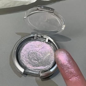 KARLOR Highlighter - Palette de poudre rose métallisé - Paillettes - Fard à paupières - Surligneur dégradé - Brillance nacrée