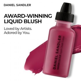 Daniel Sandler Divin Blush liquide aquarelle – Formule légère, à construire et résistante à leau pour les joues, les lèvres 