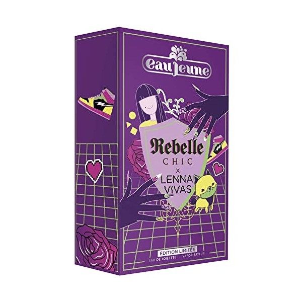 Rebelle Chic édition limitée Trousse eau de toilette + vernis à ongles Maybelline