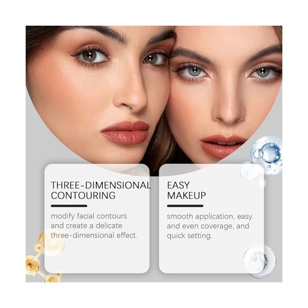 Blush Cushion - Bâton de blush liquide pour visage - Stick de maquillage soyeux - Pour une finition flush naturelle - Pour jo