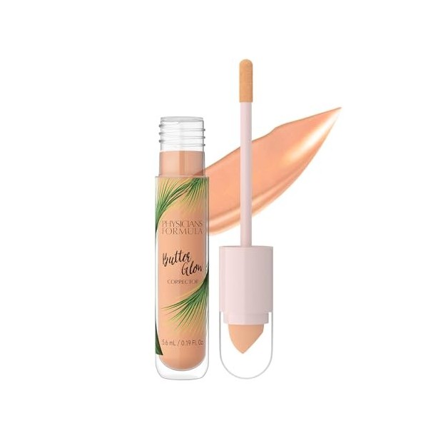 Physicians Formula Butter Glow Corrector, Correcteur Léger avec Applicateur à Deux Extrémités, Infusé avec des Ingrédients Il