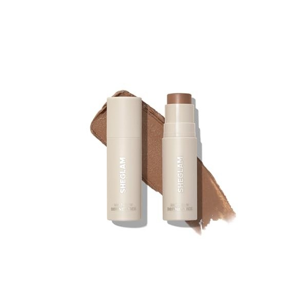 SHEGLAM Snatch n Define Crème contour Stick longue durée hautement pigmentée anti-transpiration Maquillage bronzant pour le