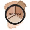 THESAEM Cover Perfection Triple Pot Concealer - Correcteur 3 couleurs avec couvrance totale - Teinte Beige Naturel pour couvr