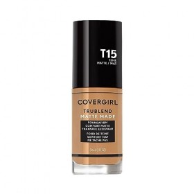 CoverGirl TruBlend Matte Made Liquid Foundation - T15 Golden Honey for Women 1 oz Foundation