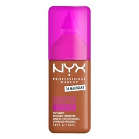 NYX Professional Makeup - Make Em Wonder - Fond de Teint - Tenue 24h - Pas deffet plâtre - Acide Hyaluronique et extrait de