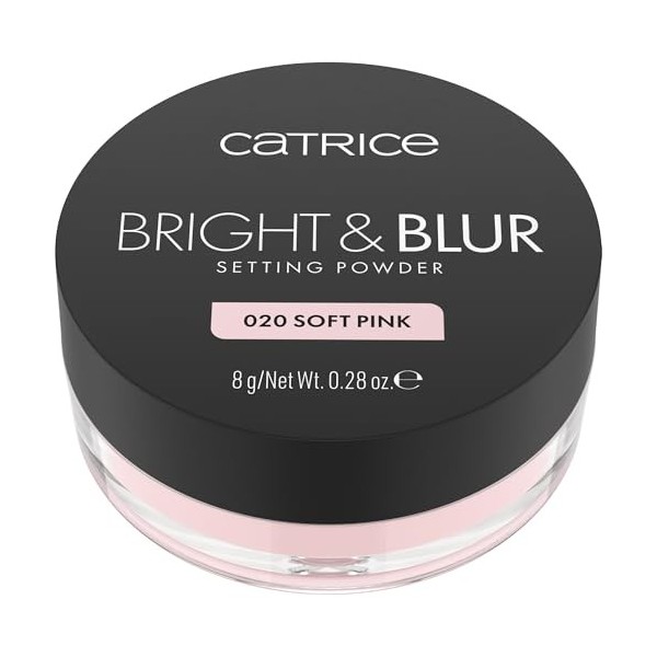 Catrice Cosmetics Bright et Blur Setting Powder poudre fixatrice, polissant, resserrement des pores, fixant, luminescent, tra