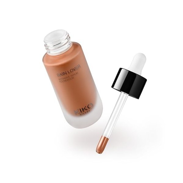 KIKO Milano Skin Lover Intensive Serum Foundation 8.5WR, Fond De Teint Sérum Hydratant Longue Tenue