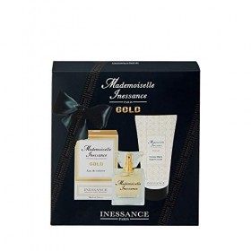 Corine de Farme - Coffret Mademoiselle Gold Inessance - Cadeau pour Femme - Eau de toilette 50 ml et Crème Mains 100 ml - toi