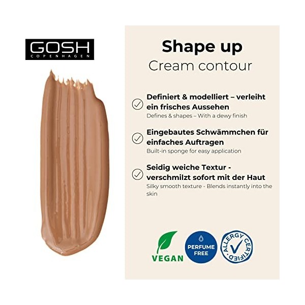 Shape Up crème contouring 001 fair medium Gosh 14ML