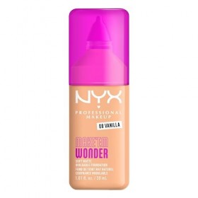 NYX Professional Makeup - Make Em Wonder - Fond de Teint - Tenue 24h - Pas deffet plâtre - Acide Hyaluronique et extrait de