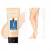Sugeru Maquillage des Jambes et du Corps, Waterproof Leg Makeup No Transfer, Leg Makeup Lotion pour Couvrir les Cicatrices, T