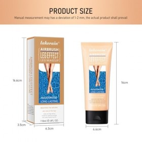 Sugeru Maquillage des Jambes et du Corps, Waterproof Leg Makeup No Transfer, Leg Makeup Lotion pour Couvrir les Cicatrices, T