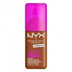NYX Professional Makeup - Make Em Wonder - Fond de Teint - Tenue 24h - Pas deffet plâtre - Acide Hyaluronique et extrait de