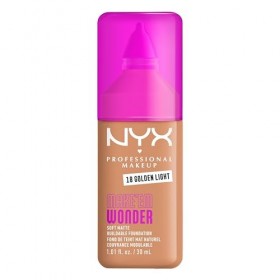 NYX Professional Makeup - Make Em Wonder - Fond de Teint - Tenue 24h - Pas deffet plâtre - Acide Hyaluronique et extrait de