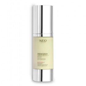 NEO MAKE UP Primer Anti-Rougeurs – Intense Serum Green Beauty Balm – Neutralise les Rougeurs – Effet Apaisant et Anti-Âge – 3