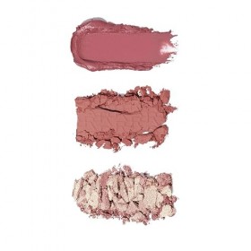 Revolution, Blush Icon Palette Aura Points Rose , Palette de Blush Crème et Poudre Compacte, Haute Pigmentation, 3 Teintes, 