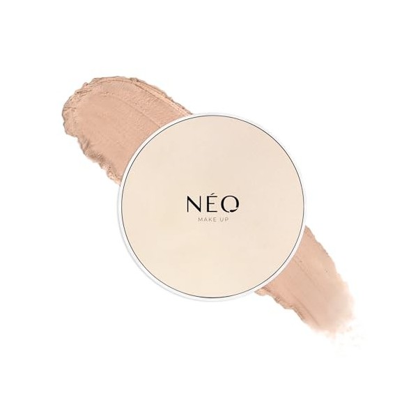 NEO MAKE UP Intense Serum Blurring Beauty Balm – 01 Natural – Base de Teint Matifiante – Crème à Poudre avec SPF 30 – Effet F