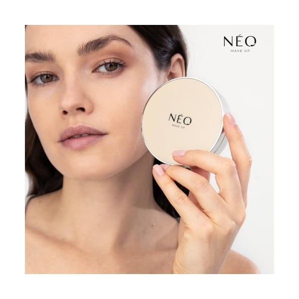 NEO MAKE UP Intense Serum Blurring Beauty Balm – 01 Natural – Base de Teint Matifiante – Crème à Poudre avec SPF 30 – Effet F
