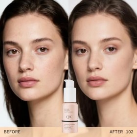 Fond de Teint Waterproof, Tenue 12H+, Couvrance Moyenne à Totale – Texture Crémeuse & Soyeuse, Facile à Appliquer Sans Effet 